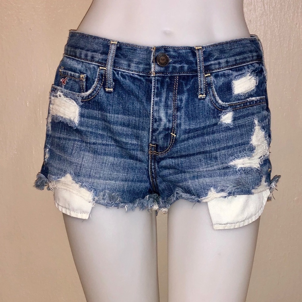 Hollister factory destroyed shorts